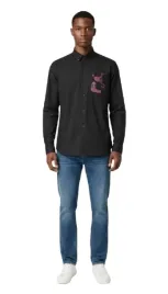 selected-homme-czarna-koszula-slim-z-fioletowym-nadrukiem-m-n1b