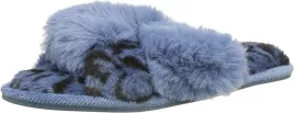 joules-niebieskie-kapcie-damskie-z-futerkiem-w-panterke-36-37-j0b