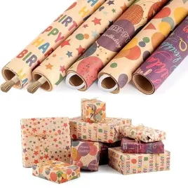 papier-do-pakowania-urodzinowy-kolorowy-5-rolek-43cm-x-3m-zestaw-prezent