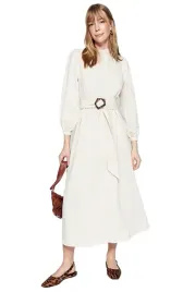 trendyol-elegancka-sukienka-midi-z-paskiem-i-bufiastymi-rekawami-36-5ea