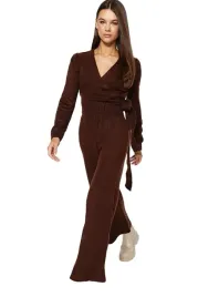 trendyol-brazowy-komplet-damski-sweter-i-spodnie-z-wiazaniem-m-5ea-m-5-a