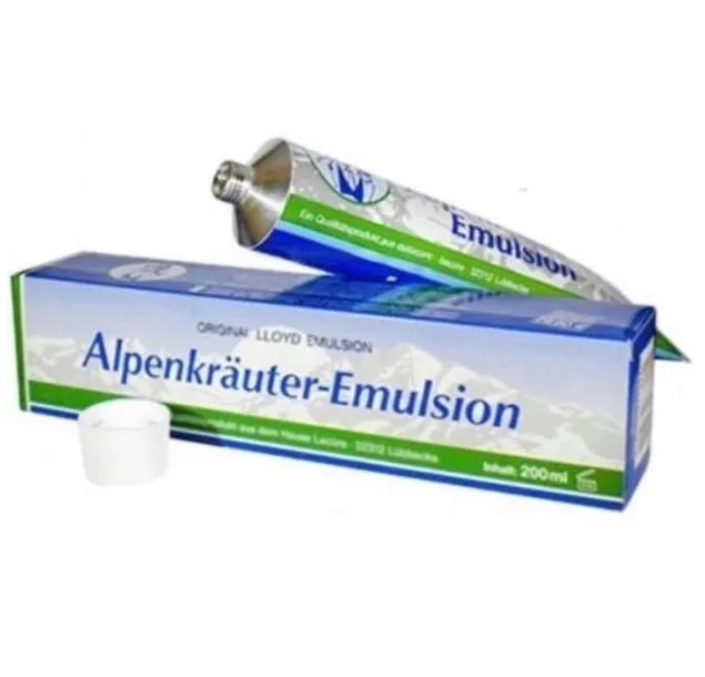 MAŚĆ LLOYD na ból mięśni stawów Alpenkrauter-Emulsion NAJMOCNIEJSZA 200ml