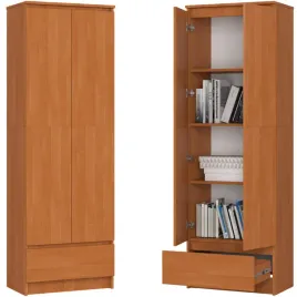 regal-biurowy-2d-60-cm-4-polki-szuflada-olcha