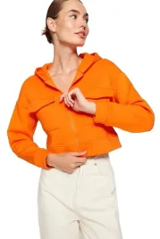 trendyol-damska-krotka-bluza-z-kapturem-i-kieszeniami-pomaranczowa-l-5ea