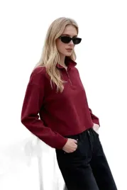 trendyol-bluza-damska-bordowa-z-zamkiem-krotka-m-5ea-m-5-a