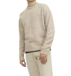 jackandjones-meski-sweter-bezowy-klasyczny-przez-glowe-xxl-n2d