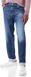 replay-jeansy-proste-ciemniejszy-denim-z-przetarciami-32-34-6fa