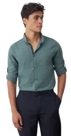 trendyol-szara-koszula-meska-z-podwijanymi-rekawami-casual-xl-5aa