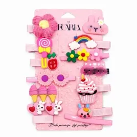 ecarla-zestaw-pakiet-spinek-wsuwek-do-wlosow-14w1-kwiatki-lato-roz-sp446