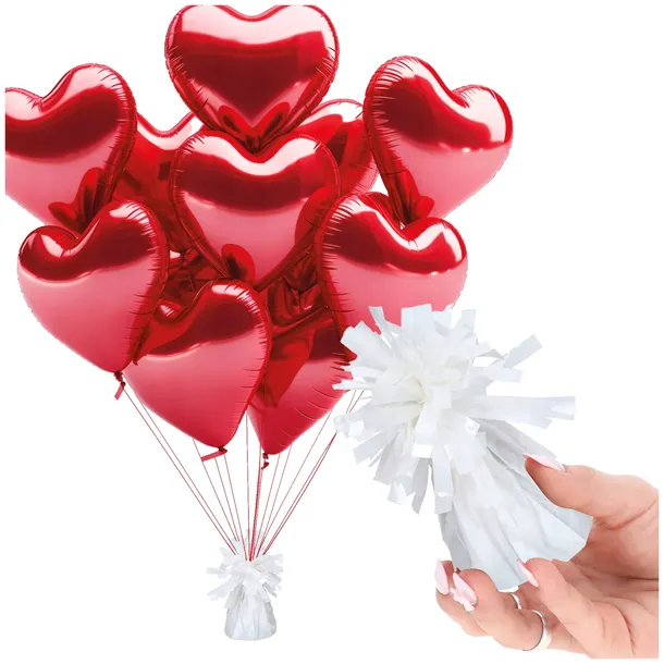 CIĘŻAREK DO BALONÓW OBCIĄŻNIK balony BIAŁY do dekoracji na URODZINY party