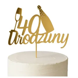 topper-na-tort-40-urodziny-dekoracje-urodzinowe-tortow-ozdoba-toper-zloty