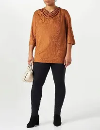 mexx-bluzka-damska-plus-size-karmelowa-z-dekoltem-lejacym-xxl-6fa