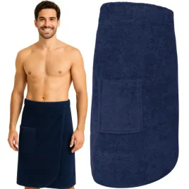 kilt-spa-recznik-do-sauny-wellness-100percent-bawelna-granat-l-xl