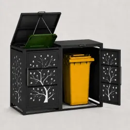 obudowa-zabudowa-koszy-na-smieci-metal-premium-2x240l-polski-producent
