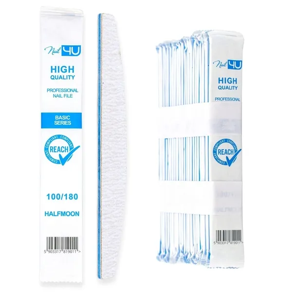 Pilnik Nail4u 100/180 ŁÓDKA Półksiężyc ## 250szt