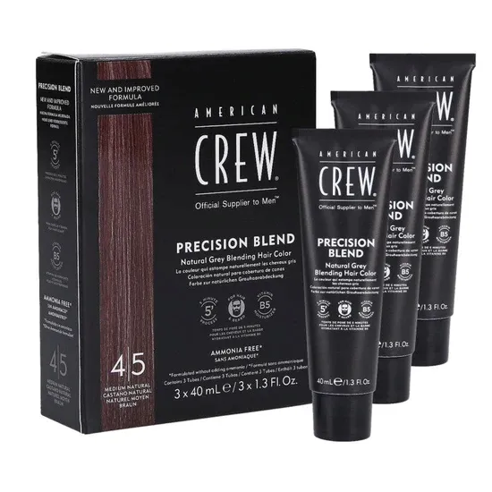 AMERICAN CREW Precision Blend 120 ml zestaw do odsiwiania włosów 4-5 medium