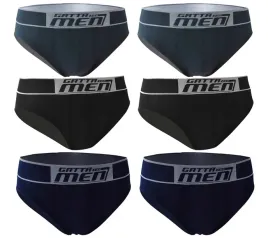 6x-gatta-slipy-majtki-bawelna-czarne-grafit-granat-l