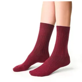 steven-skarpety-damskie-z-welny-merino-bezuciskowe-bordowe-35-37