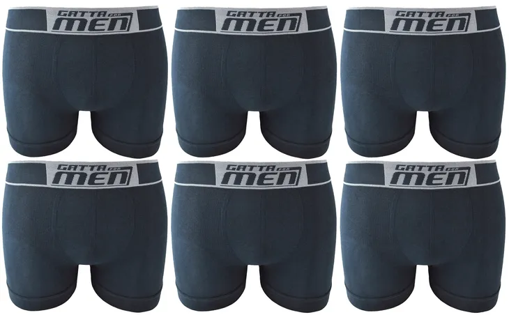 6 X GATTA BOXER BOKSERKI MĘSKIE BAWEŁNA TITANIUM XL