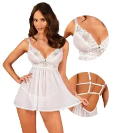 obsessive-koszulka-nocka-i-stringi-heavenlly-babydoll-komplet-xs-s