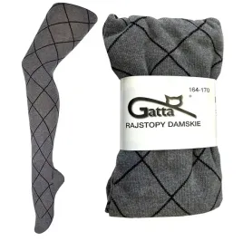 gatta-rajstopy-bawelniane-damskie-wzorowane-w688-browncoal-164-170