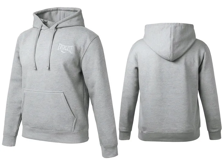 EVERLAST BLUZA MĘSKA SPORTOWA Z KAPTUREM BAWEŁNA FRENCH TERRY SZARA 3XL
