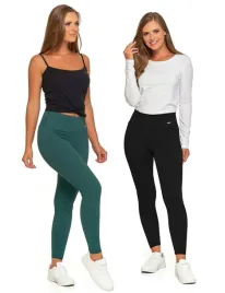 moraj-legginsy-damskie-na-w-f-wysoki-stan-2-pak-czarne-zielone-l-xl