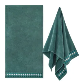 zwoltex-zen-2-recznik-z-haftem-maly-do-rak-zielony-450g-50x90cm