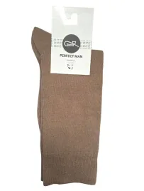 gatta-skarpety-meskie-perfect-man-gladkie-bawelna-bezowe-latte-e52-39-41