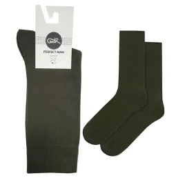 gatta-skarpety-meskie-perfect-man-gladkie-bawelna-khaki-45-47