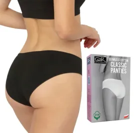 gatta-majtki-seamless-classic-panties-cotton-black-l