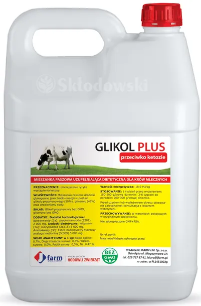 Glikol Plus 5 l przeciwko ketozie JFarm