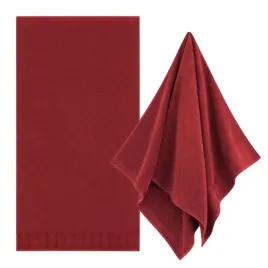 zwoltex-elipse-recznik-kapielowy-maly-do-rak-czerwony-420g-30x50cm