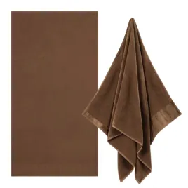 zwoltex-elipse-recznik-kapielowy-do-rak-do-twarzy-brazowy-420g-50x90cm