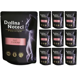 mokra-karma-dla-kota-dolina-noteci-premium-filet-z-lososia-10-x-85-g