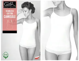 gatta-koszulka-camisole-seamless-biala-bawelna-s