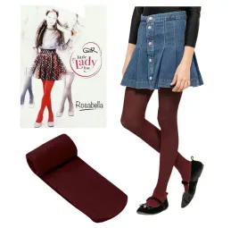 gatta-rajstopy-dzieciece-rosabella-mikrofibra-60den-bordo-116-122
