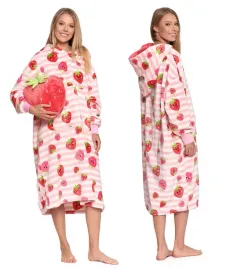 moraj-kocobluza-damska-bluza-koc-z-kapturem-truskawka-uni