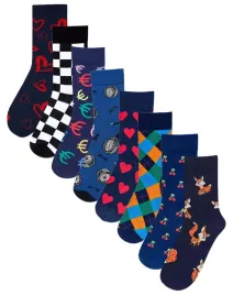 wola-casual-skarpety-meskie-we-wzorki-8-par-mix-wzorow-45-47