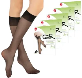 5x-gatta-podkolanowki-avi-lycra-15den-2-pary-nero