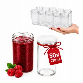 sloiki-270ml-50-szt-z-wieczkami-fi66-twist-off-szklane-przetwory-dzem-miod