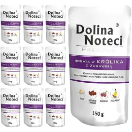 mokra-karma-dla-psa-dolina-noteci-premium-krolik-z-zurawina-150-g-10-szt
