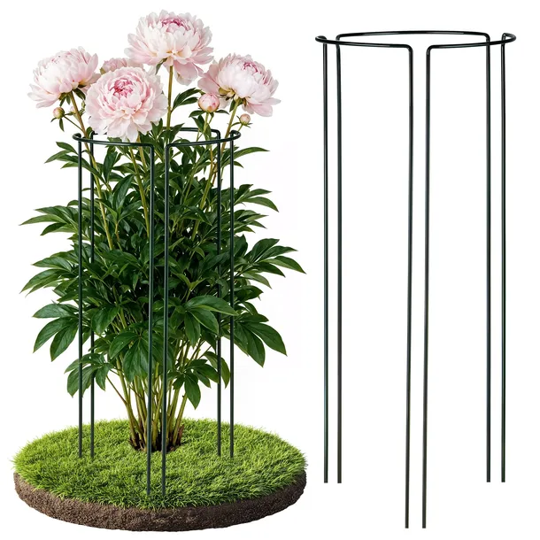 3x PODPORA DO ROŚLIN 75CM STALOWA PALIK DO KWIATÓW POMIDORÓW PŁÓTNO XXL