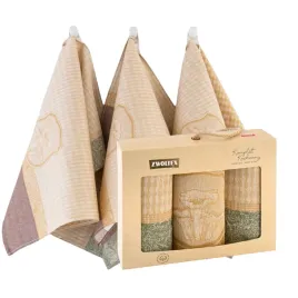zwoltex-kurki2-komplet-kuchenny-na-prezent-sciereczki-3szt-zolty-200g