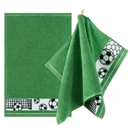 zwoltex-pilka-recznik-kapielowy-bawelna-egipska-bordiura-zielony-400g-50x70
