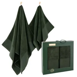 zwoltex-artdeco-recznik-2szt-bawelna-egipska-zielony-450g-50x90-70x140