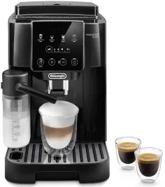 ekspres-cisnieniowy-automatyczny-de-longhi-magnifica-start-ecam220-60-b-czarny-1450-w-15-bar-mlynek-stalowy-zbiornik-18-l-spieniacz-mleka-cappuccino