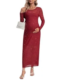 shein-sukienka-ciazowa-czerwona-prosta-maxi-38-ljw