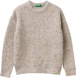united-colors-of-benetton-bezowy-sweter-melanz-dlugi-rekaw-168-cm-6ea