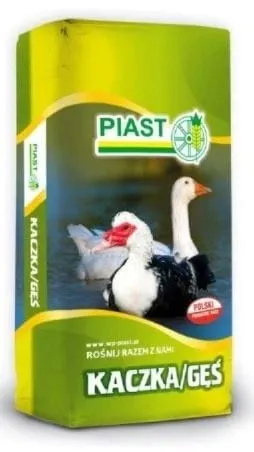 Piast, pasza Kaczka, Gęś, 2G, granulat dla drobiu wodnego od 4 tyg 25 kg